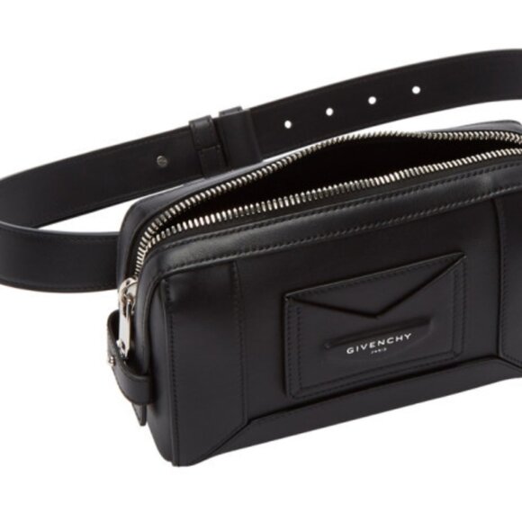 Givenchy Black Envelope Bum Bag Pouch - Picture 7 of 7